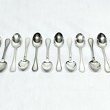 Christofle - 12 Moka spoons Pearls