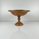 Cup - Footed fruit bowl made of single-piece olive wood, 1950-60