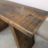 Bench / raw wood workshop stool