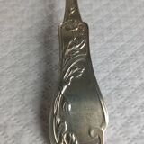 Art Nouveau cutlery set by Armand Frénais, late 19th century, silver-plated metal.