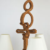 Lustre corde fabrication artisanale années 60/70