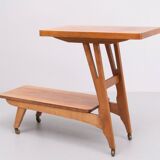 Two tier tray TV table 1950s Holland
