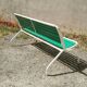 Bench wood and folding metal vintage year 60