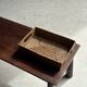 Rectangular woven wicker basket L32 W20 H8 cm