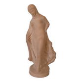 Statuette en terre cuite Tanagra drapée dite Danseuse Titeux.