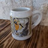 Beer mugs Porcelain by France Pillivuyt posters Toulouse Lautrec