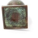 Vase en bronze des années 1930 par GAB Suède