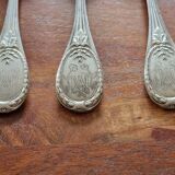 Christofle - Set of 11 dessert spoons in the Trianon model made of metal.