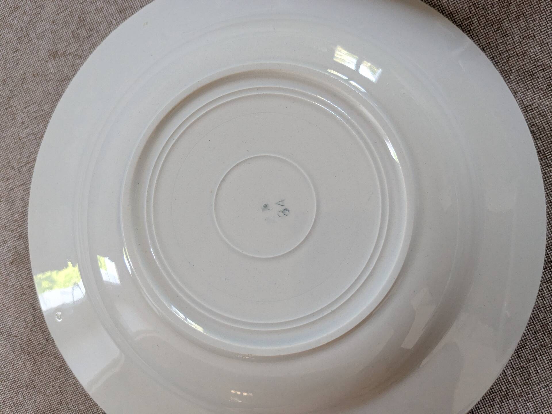 Assiettes creuses Digoin Sarreguemines 