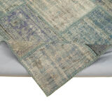 Handmade turkish overdyed 175 cm x 242 cm