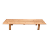 Pine slatted bench by Ole Nielsen