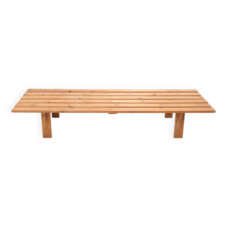 Pine slatted bench by Ole Nielsen
