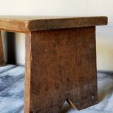 Booster bench Reconstruction in raw solid oak