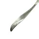 Sugar spoon, modernism, silver-plated brass, HEFRA, Poland, 1960s.