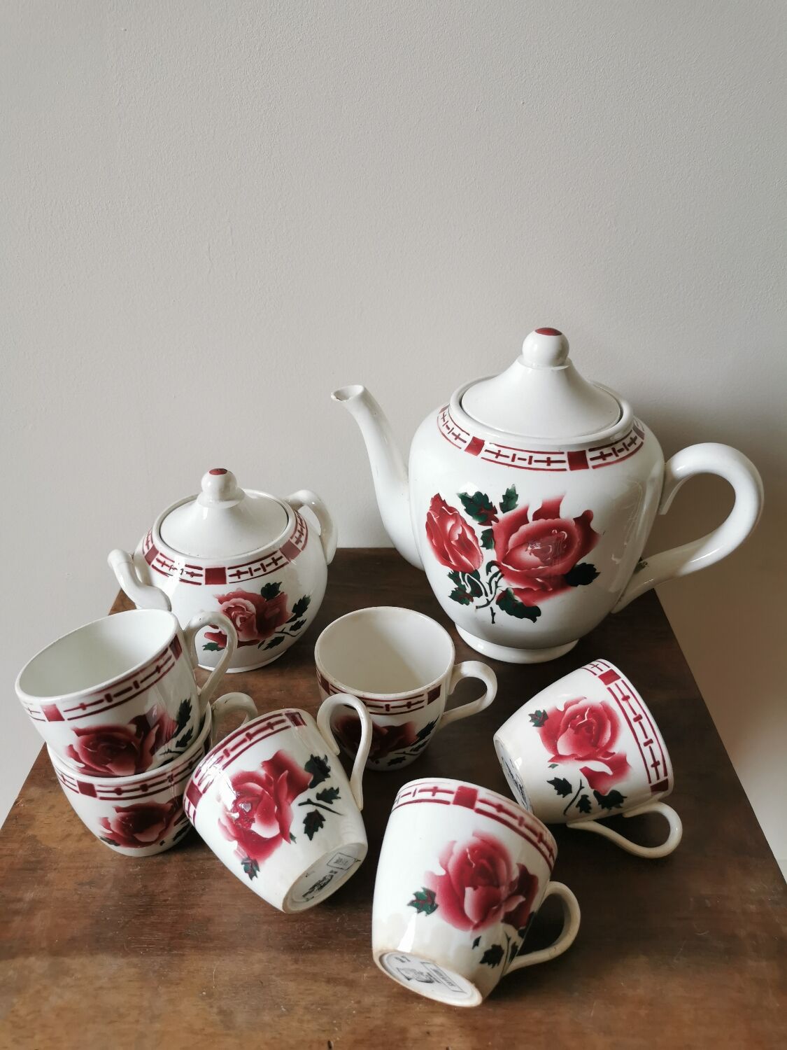 Digoin Saverne retro coffee service