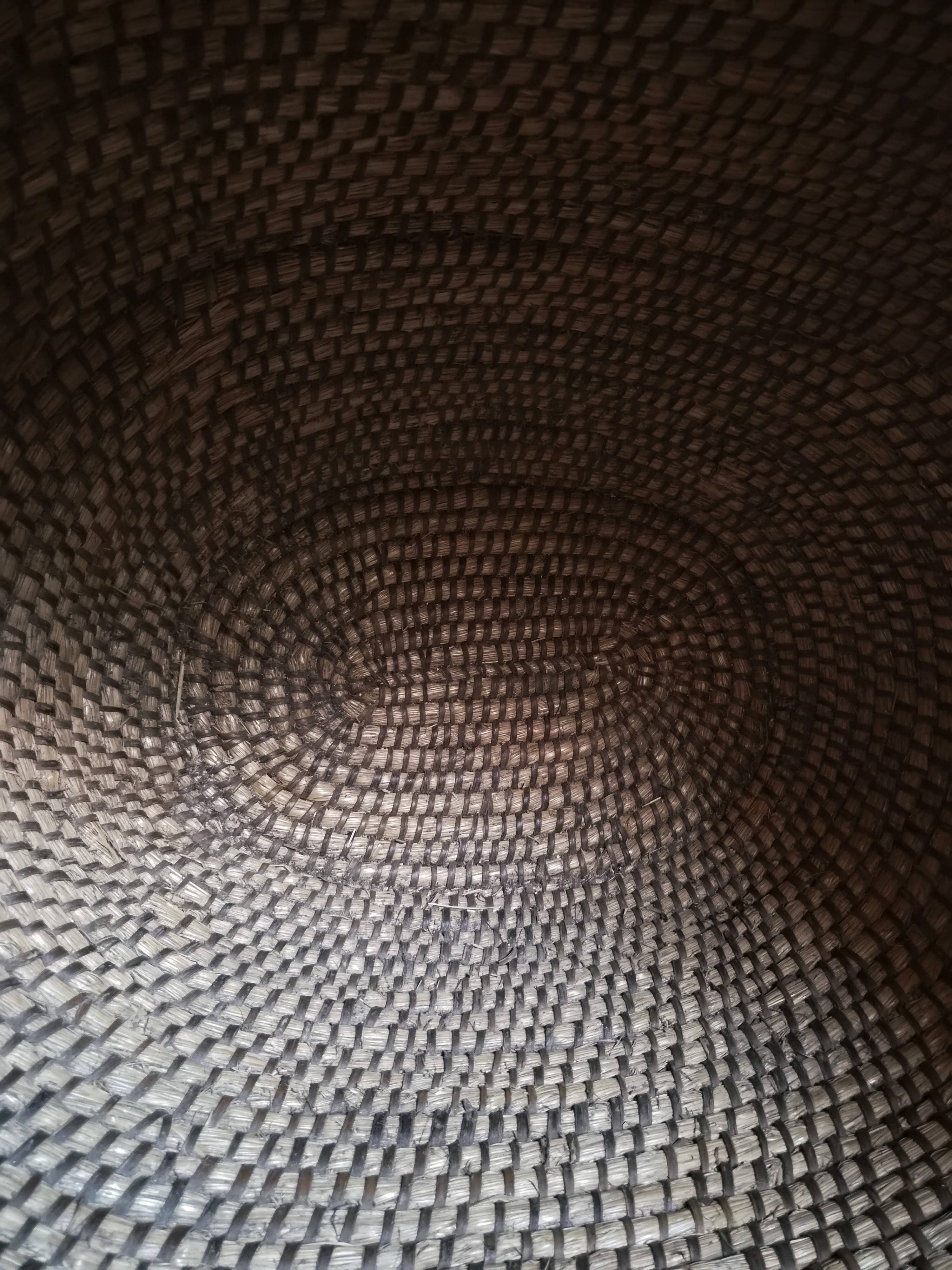 Panier à grains français ancien – Auvergne, vers 1900