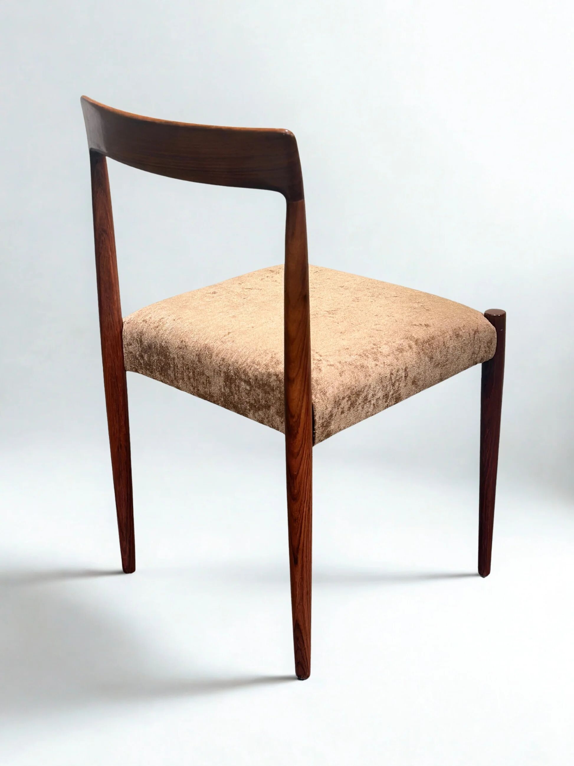 Set of 8 Lübke Rosewood Dining Chairs, Germany, 1960s