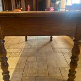 Farmhouse table chene massive