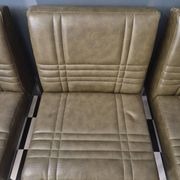 Ensemble suite de 3 chauffeuses fauteuils Vintage