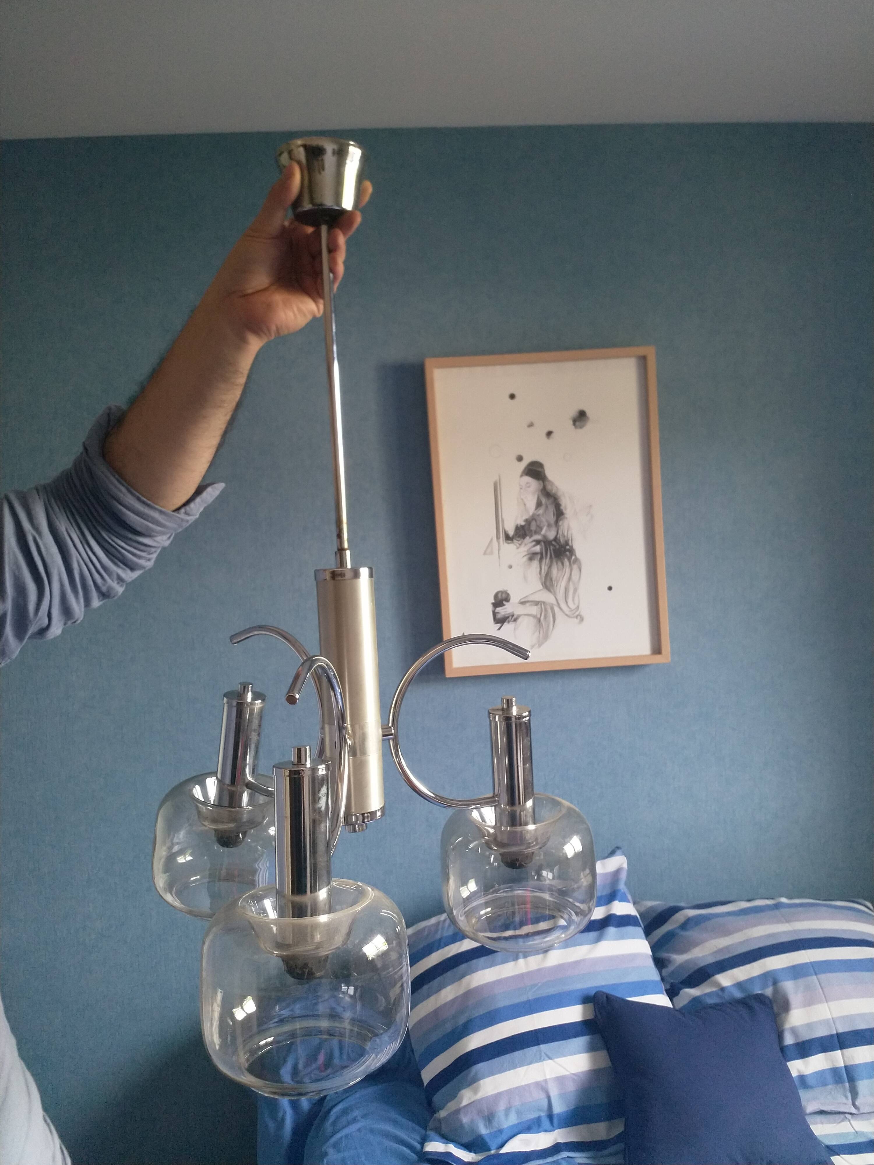 Chandelier Italian design, 70s