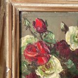 Small bouquet painted in oil