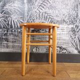 Scandinavian wooden stool 1960