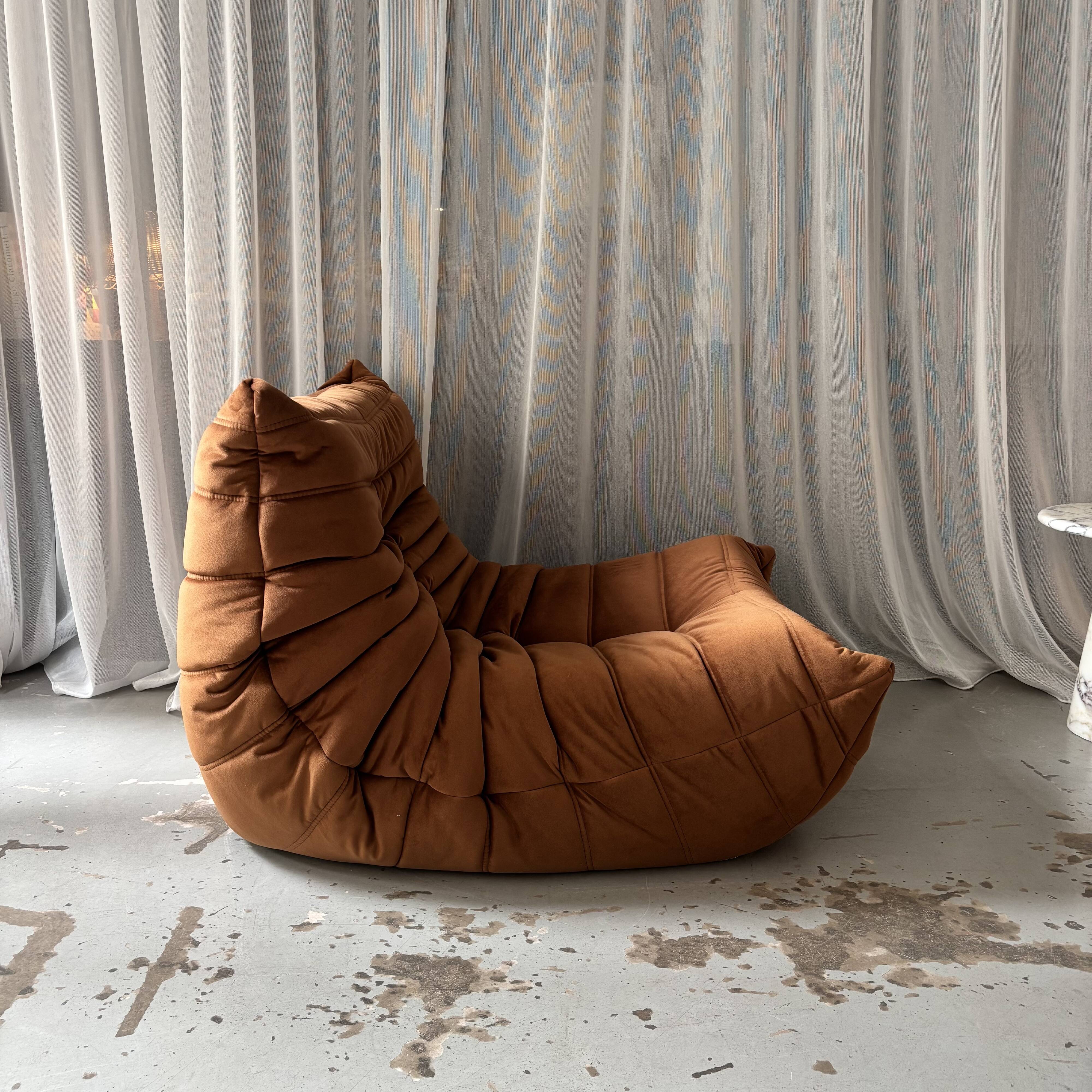 Brown Togo armchair