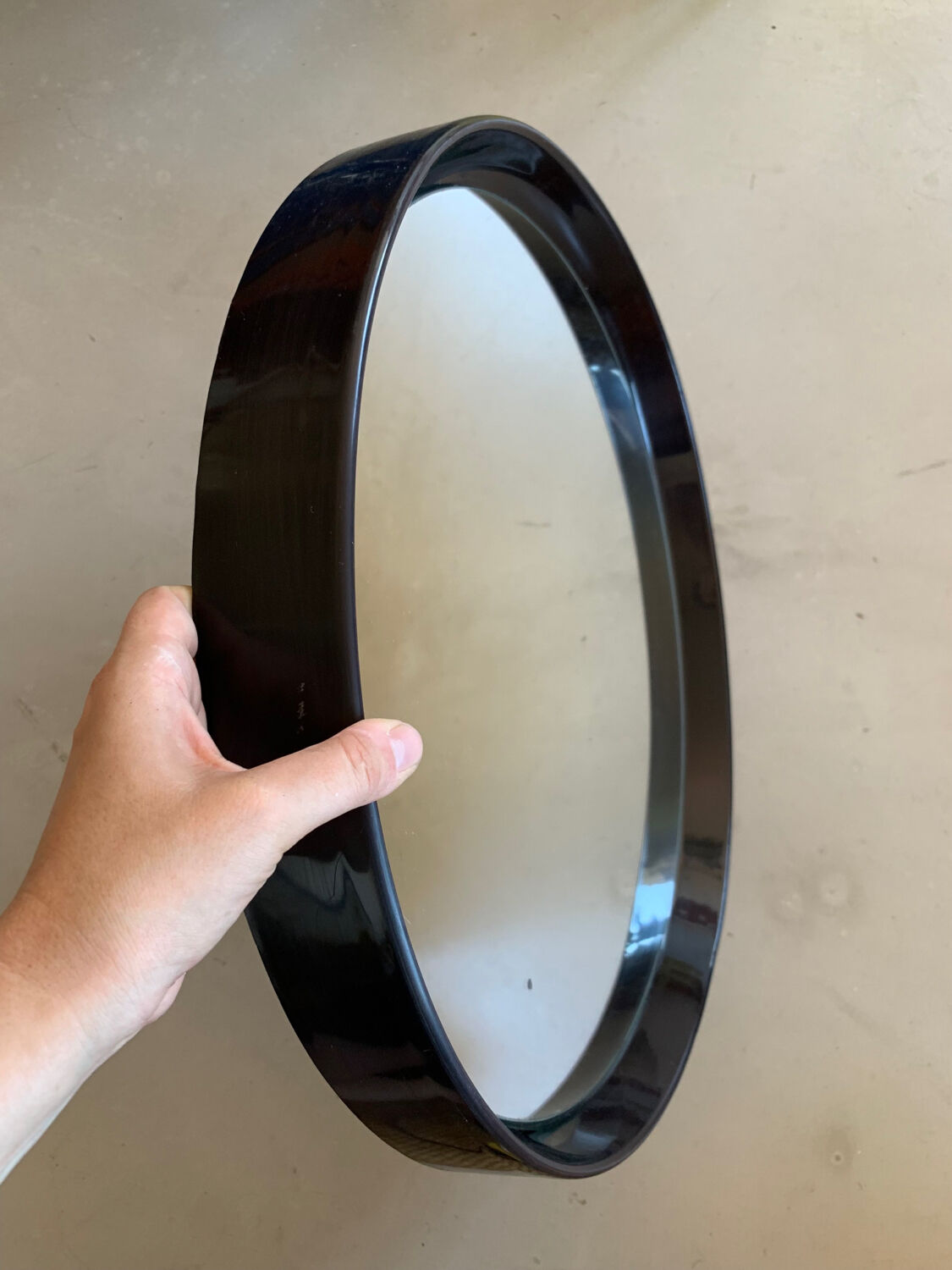 Vintage round mirror D51cm