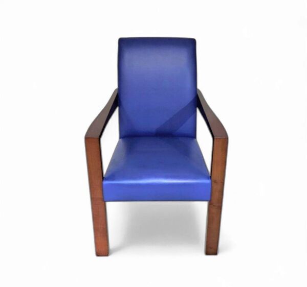 4 x Chaise de conférence Ying Bridge Hugues Chevalier / cuir