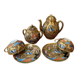 Satsuma Japan porcelain tea set late XIX / early XX