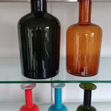 Set of 5 gulvase by otto brauer for holmegaard - denmark