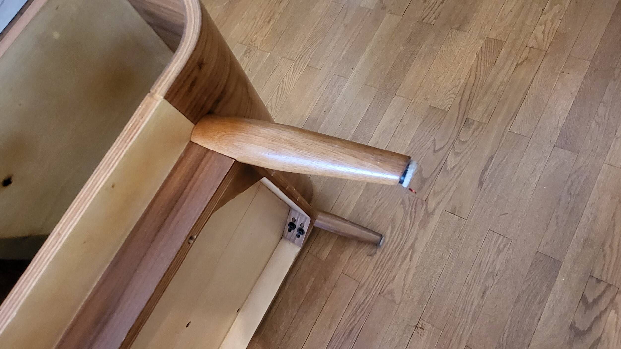 Miliboo walnut coffee table