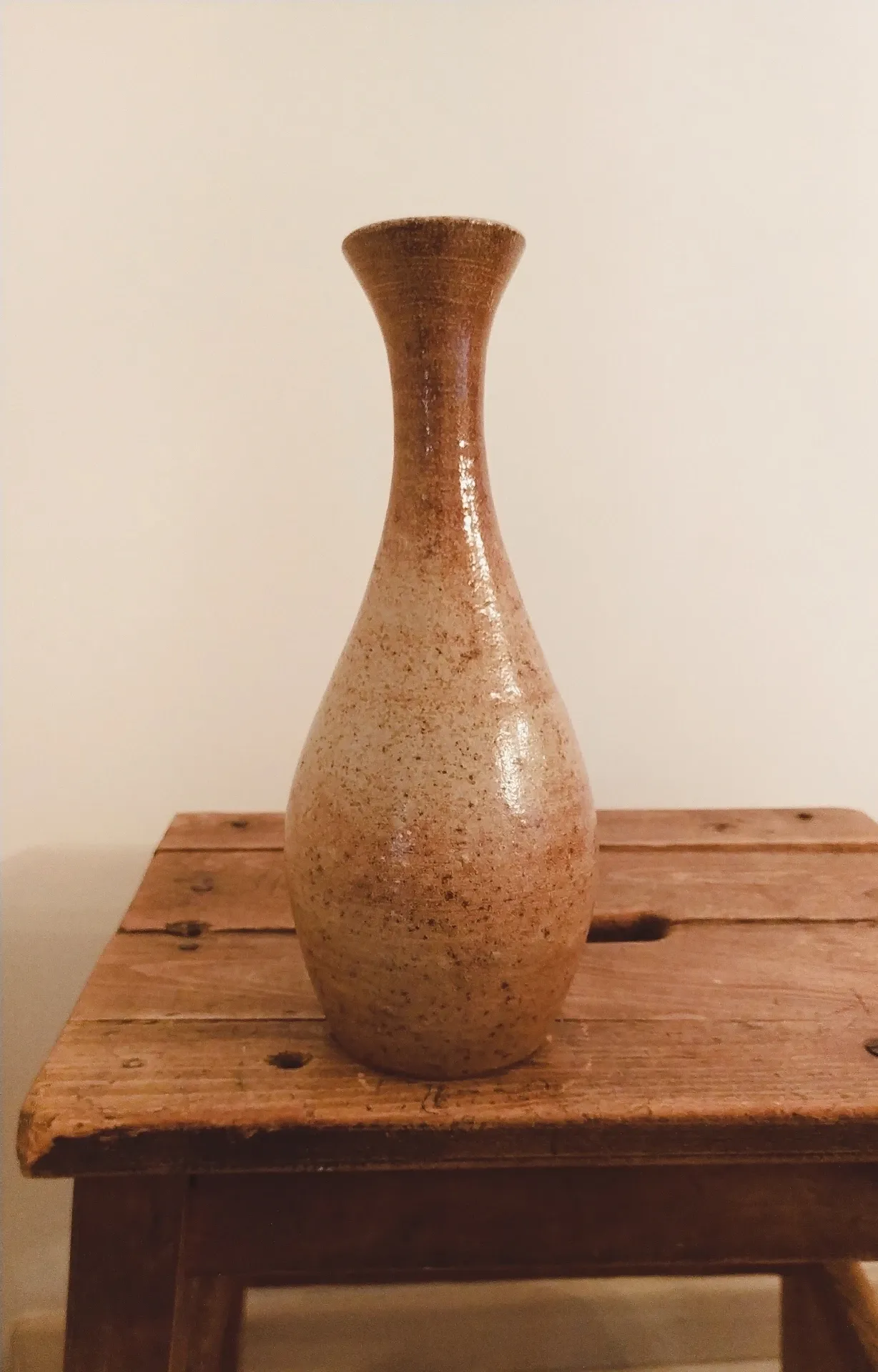 Single-stem vase • Puisaye stoneware