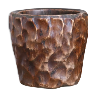 Wooden pot, 70s