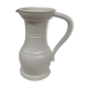 Pitcher ceramic white pitcher signed San pol