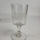 Set of 8 crystal wine glasses XIXth