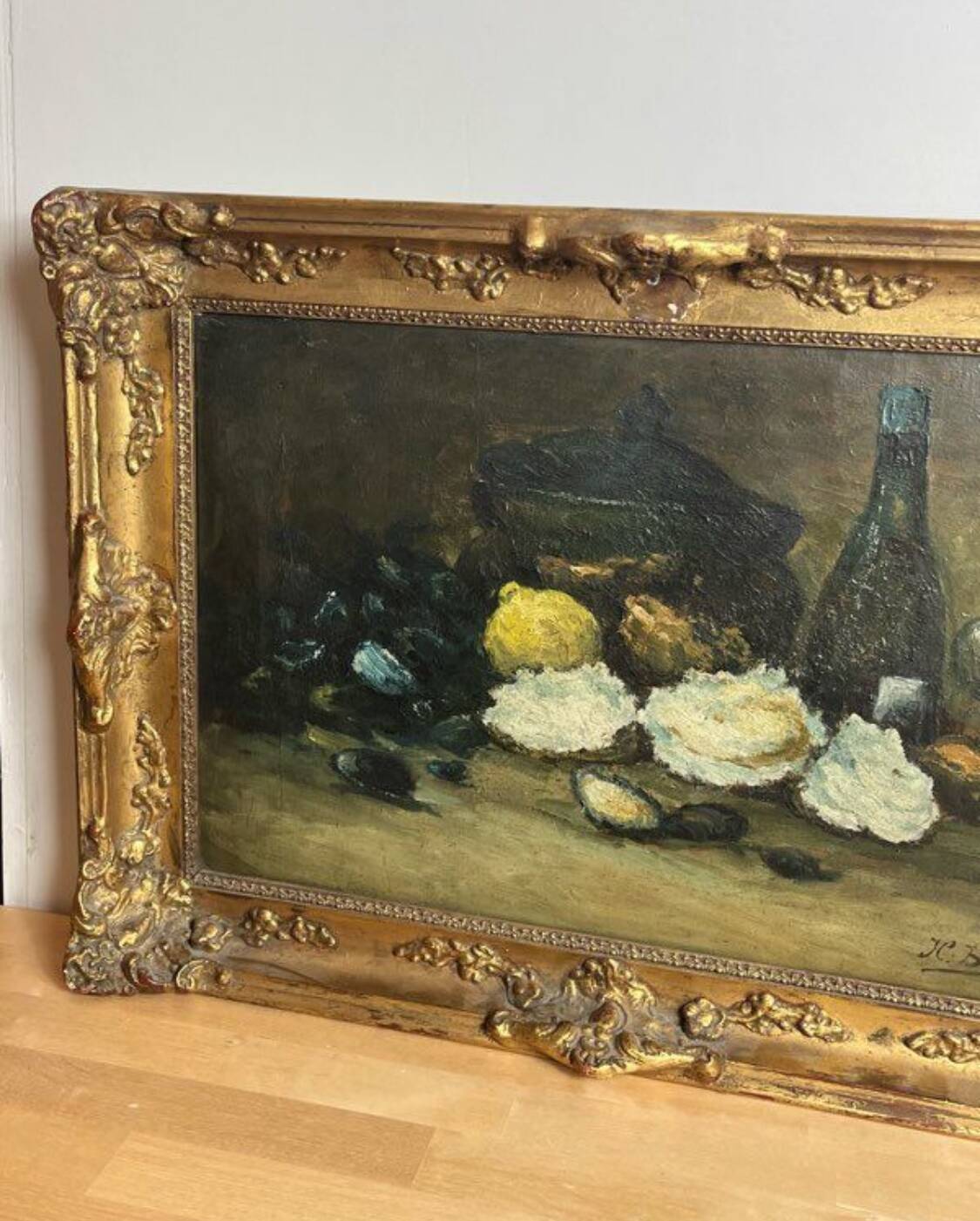 Still life signed Hubert Bellis - Oil painting