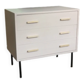 Commode rose rénovée