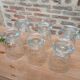 6 bistro water glasses