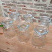 6 bistro water glasses