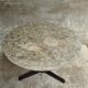 Garden table bistro table in cast iron with marble