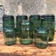Lot 7 bocaux de conserve anciens