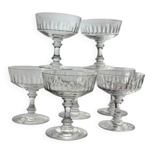 7 coupes à champagne
