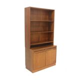 Scandinavian walnut library, Sweden, 1960