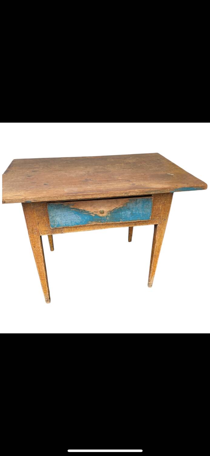 Tableau allmoge suédoise, XIXe siècle, peinture d'origine