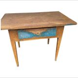 Tableau allmoge suédoise, XIXe siècle, peinture d'origine