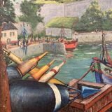 Port of Belle-Île-En-Mer, Citadel, oil on canvas