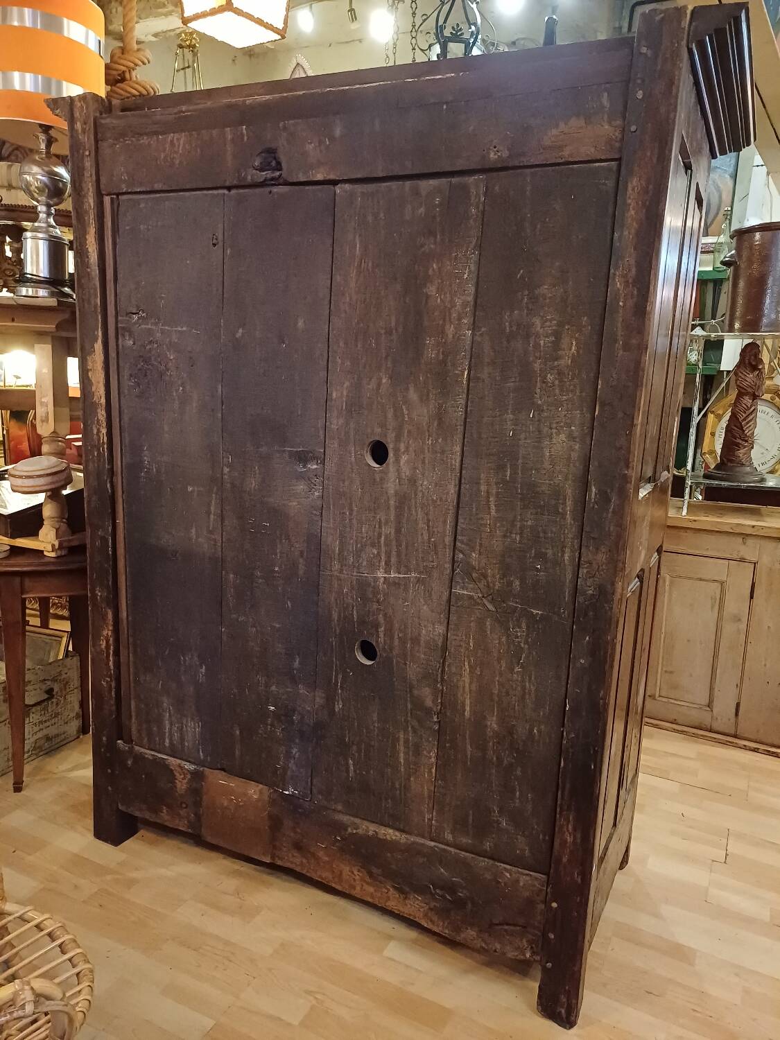 Small 17th century Louis 13 wardrobe