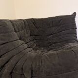 Canapé Togo angle Ligne Roset – Alcantara anthracite