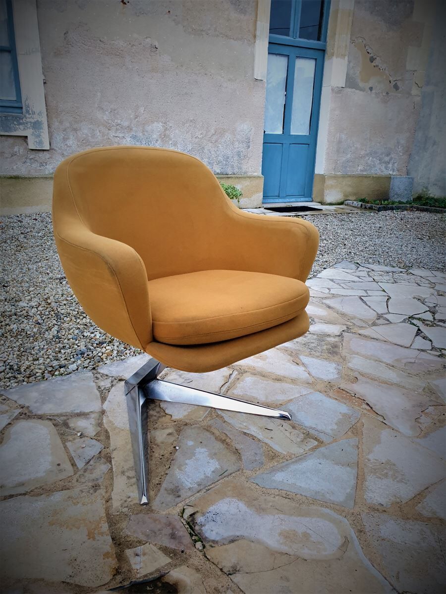 Vintage Air France armchair
